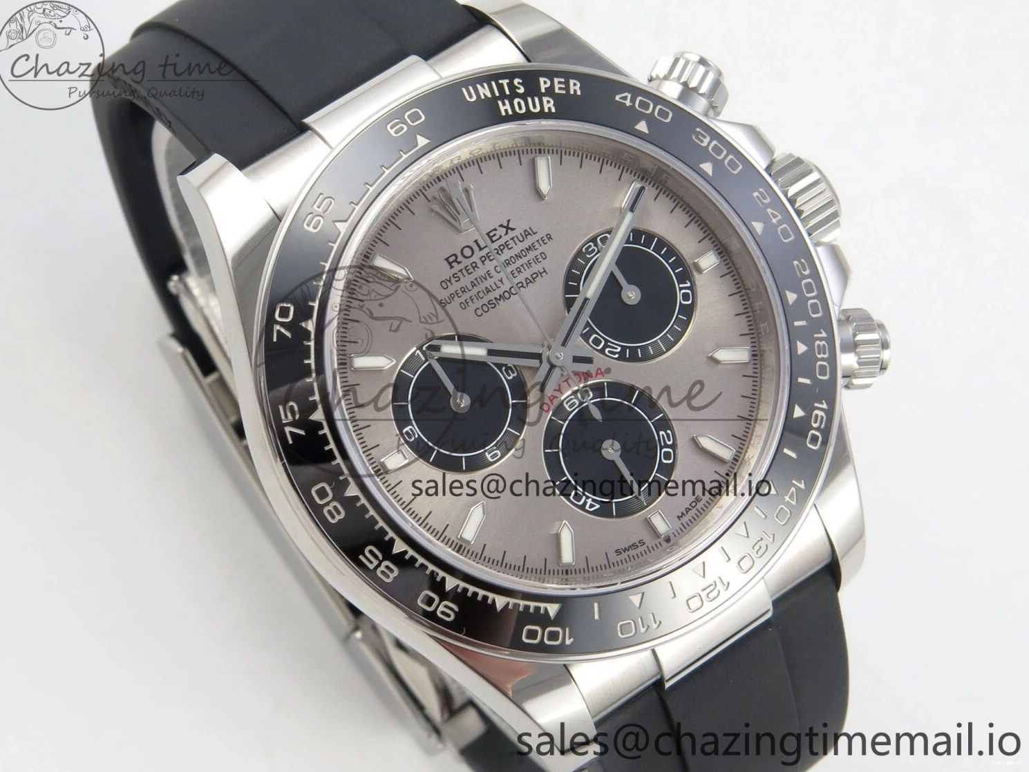 (Weighted) VS4131 V2 Dial Oysterflex 1:1 Strap Edition Black 126519 Daytona Gray on Best VSF 0515